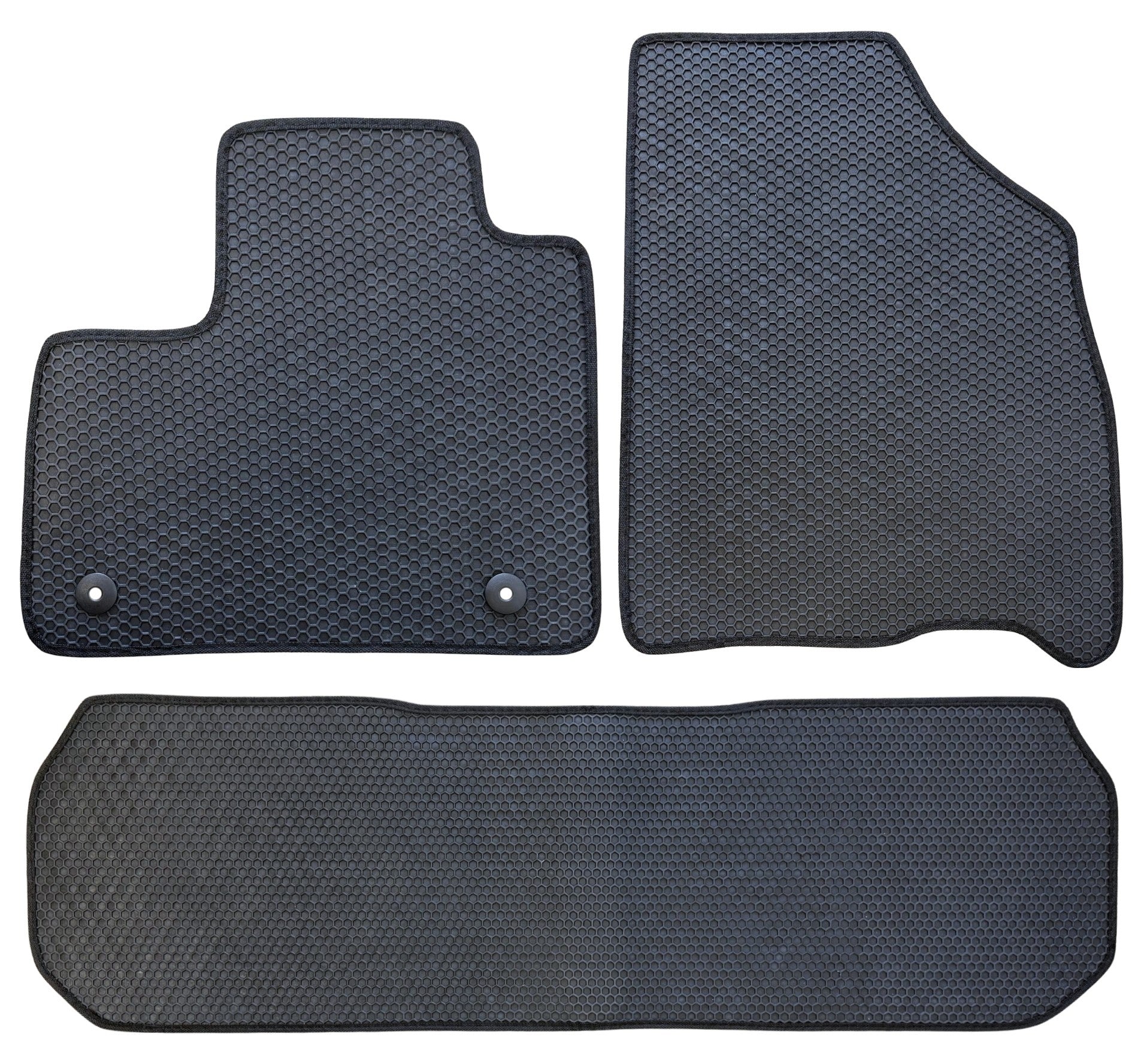 All Weather Honeycomb Floor Mats for 2025 to 2026 Chevrolet Traverse, Front and Rear