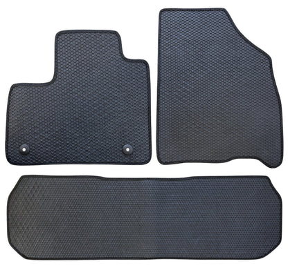 All Weather Honeycomb Floor Mats for 2025 to 2026 Chevrolet Traverse, Front and Rear