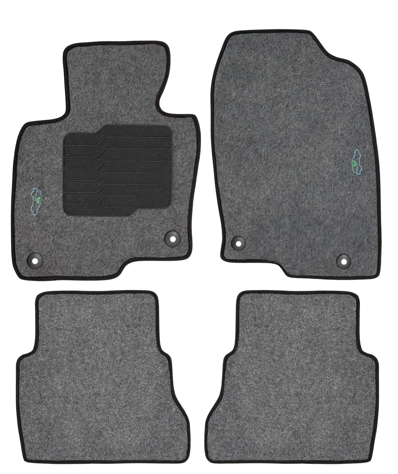 Carpet Floor Mats for 2017 to 2025 Mazda CX-5 - Gray