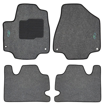 Carpet Floor Mats for 2017 to 2025 Chrysler Pacifica (Not for Hybrid) - Gray