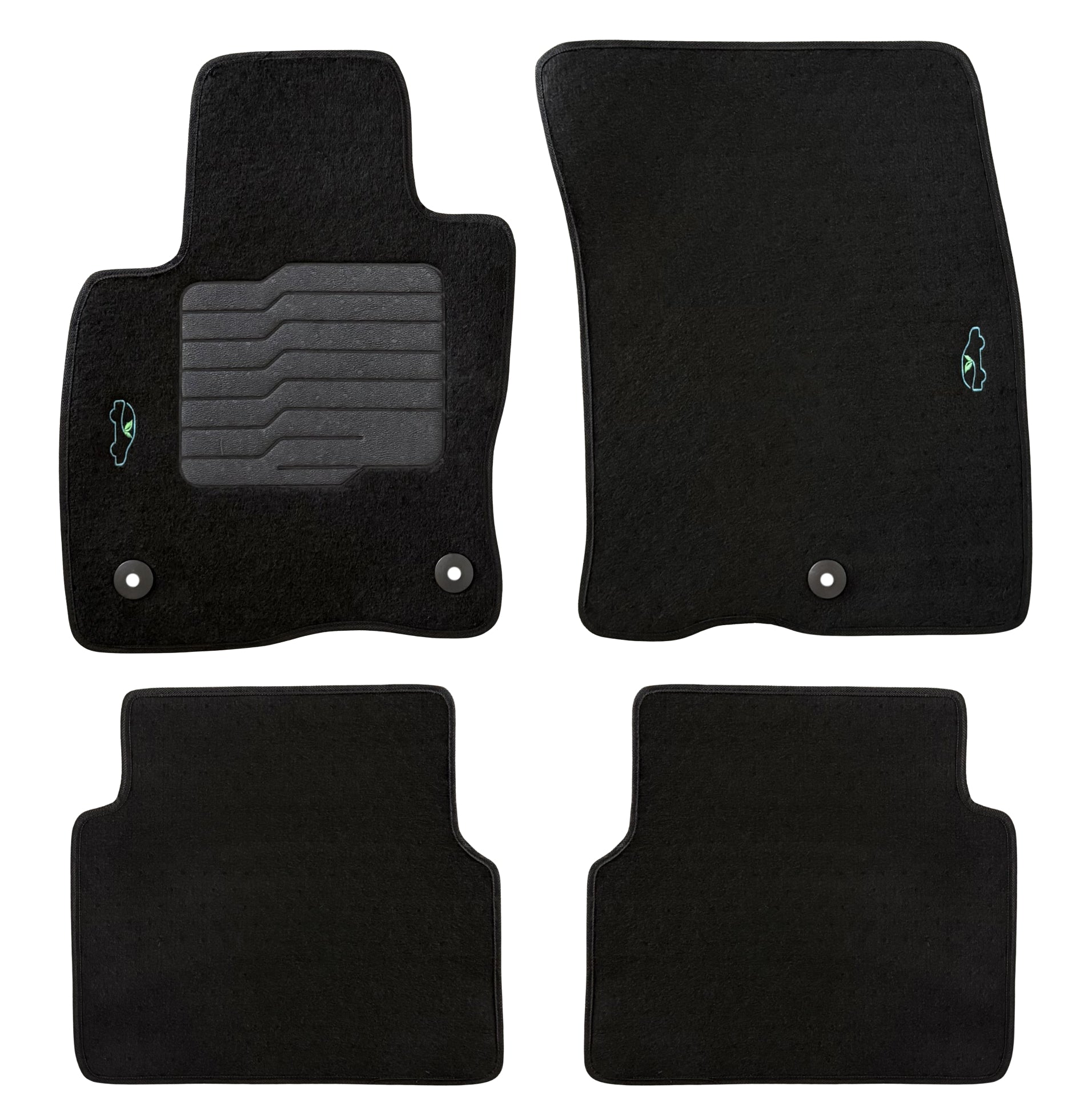 Carpet Floor Mats for 2021 to 2026 Ford Bronco Sport / 2022 to 2026 Ford Maverick