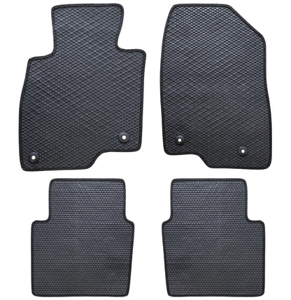 All Weather Honeycomb Floor Mats for 2014 to 2021 Mazda 6, Front and Rear