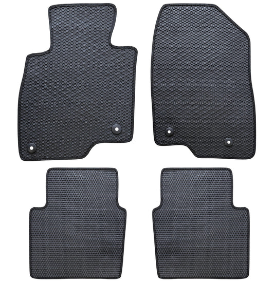 All Weather Honeycomb Floor Mats for 2014 to 2021 Mazda 6, Front and Rear
