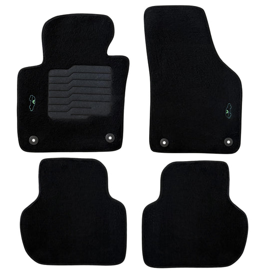 Carpet Floor mats for 2011 to 2018 Volkswagen Jetta, Front and Rear