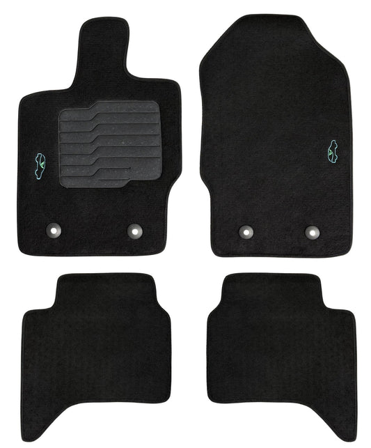 Carpet Floor Mats for 2019 to 2023 Ford Ranger SuperCrew Cab Models