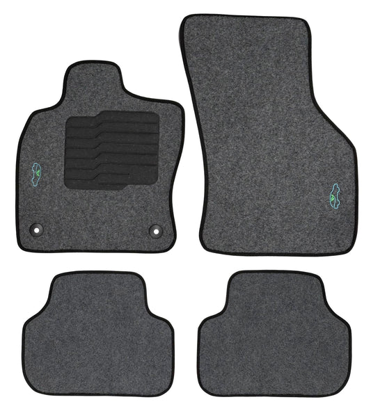 Carpet Floor Mats for 2019 to 2025 Volkswagen Jetta - Gray