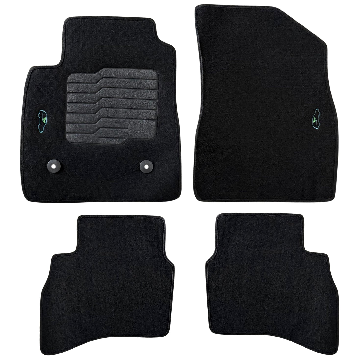 Carpet Floor Mats for 2021 to 2026 Chevrolet Trailblazer AWD, Front and Rear