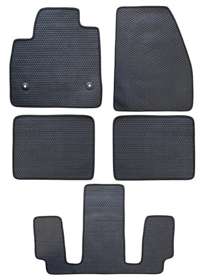 All Weather Honeycomb Floor Mats for 2017 to 2023 GMC Acadia, Full set (including 3rd Row)