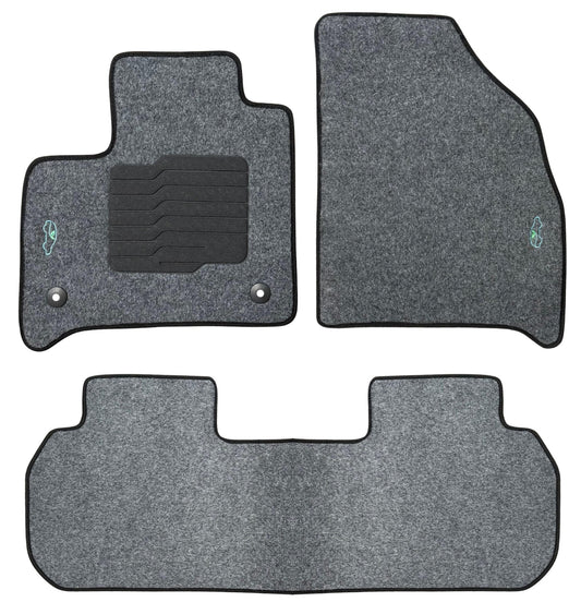 Carpet Floor Mats For 2018 to 2024 Chevrolet Traverse - Gray