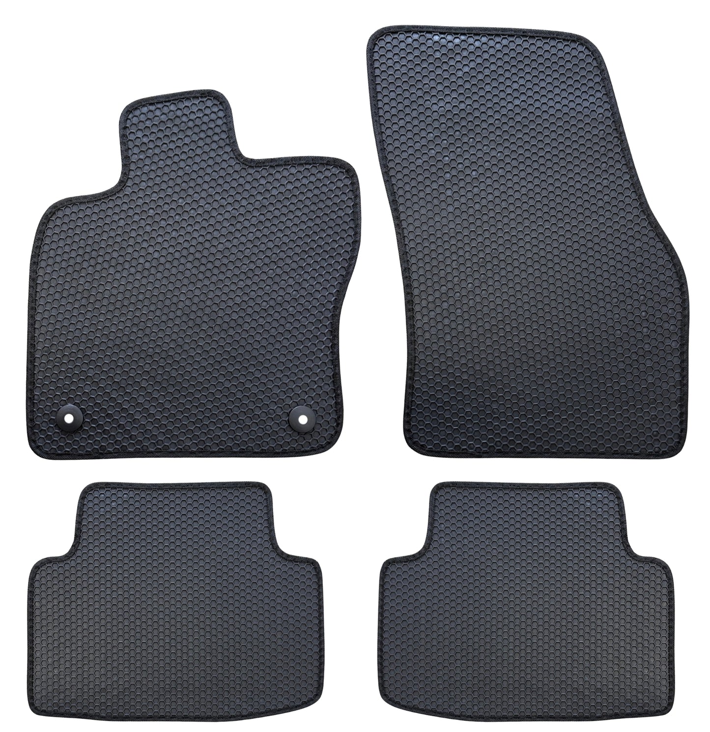 All Weather Honeycomb Floor Mats for 2022 to 2026 Volkswagen Taos