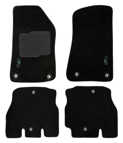 Carpet Floor Mats for 2018 to 2024 Jeep Wrangler 4 Doors Models