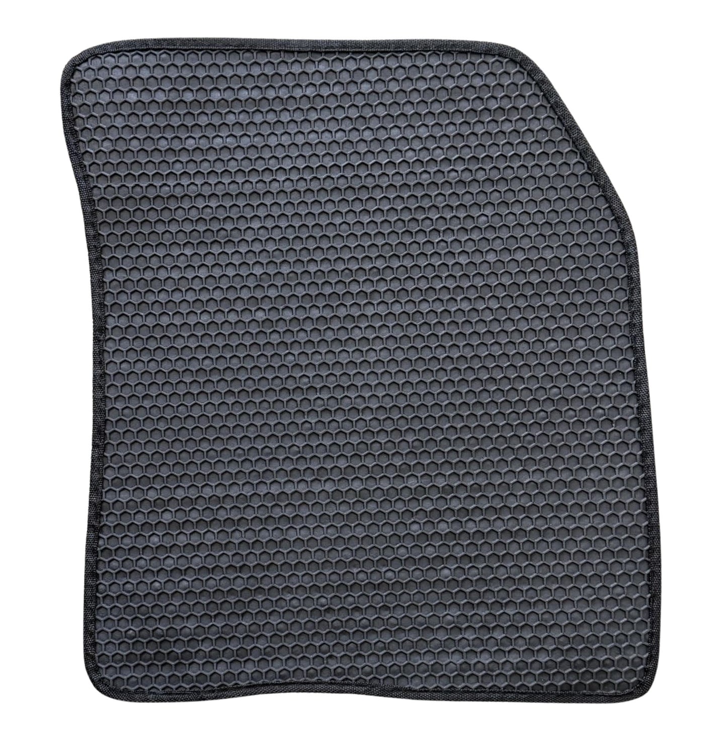 All Weather Honeycomb Floor Mats for 2024 to 2026 Lincoln Nautilus, Front and Rear, Black