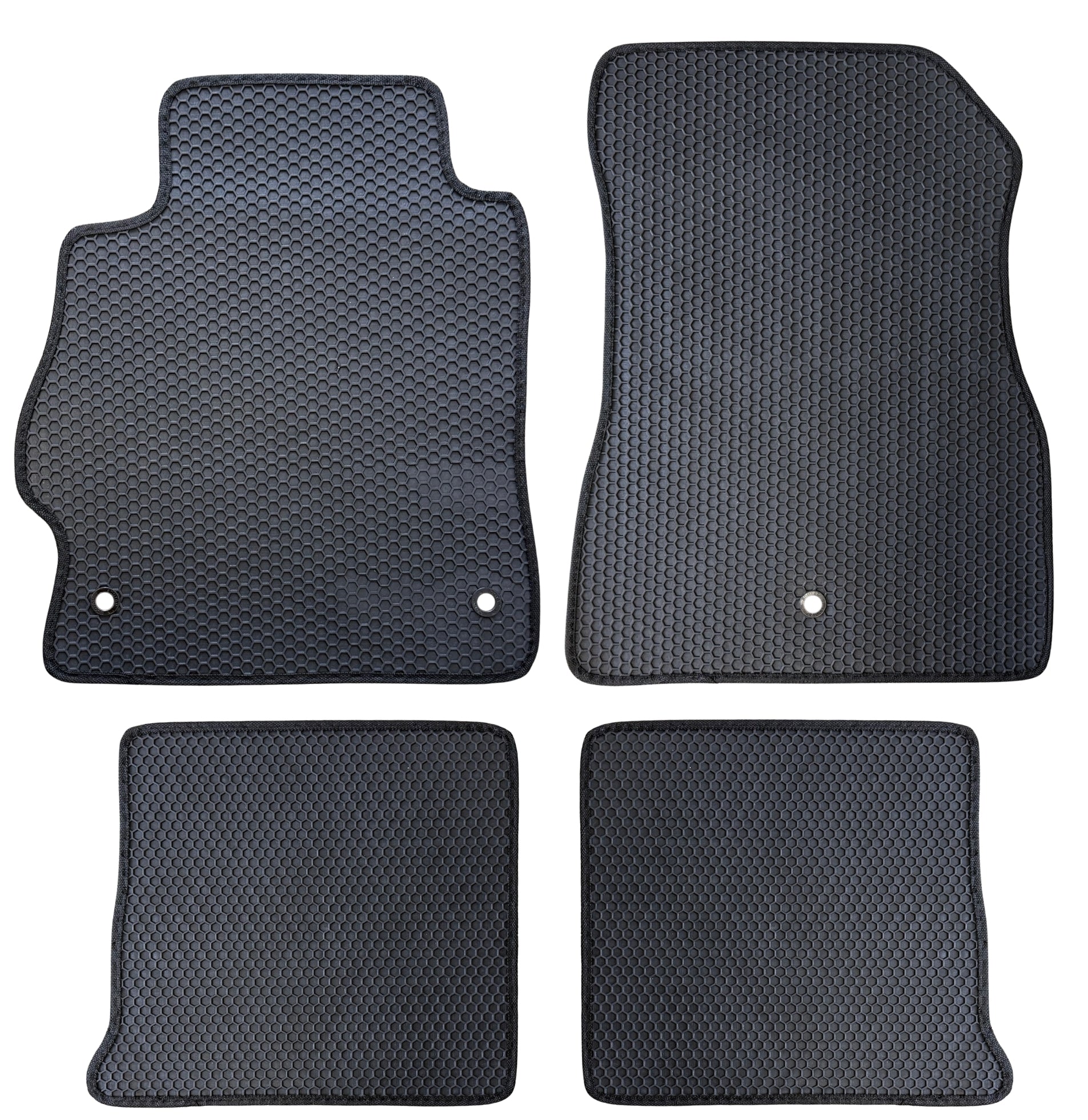 All Weather Honeycomb Floor Mats for 2020 to 2025 Nissan Versa (Not for Versa Note)