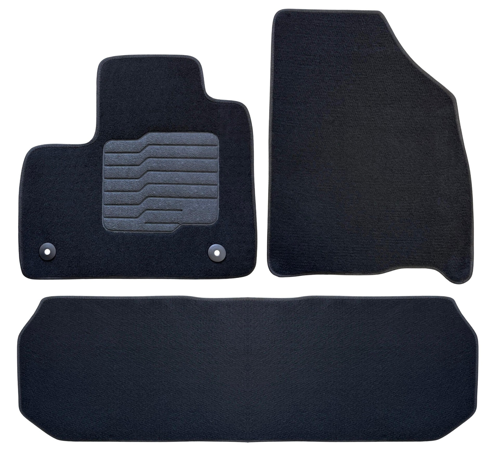 Carpet Floor Mats for 2024 to 2026 Chevrolet Traverse, Front and Rear
