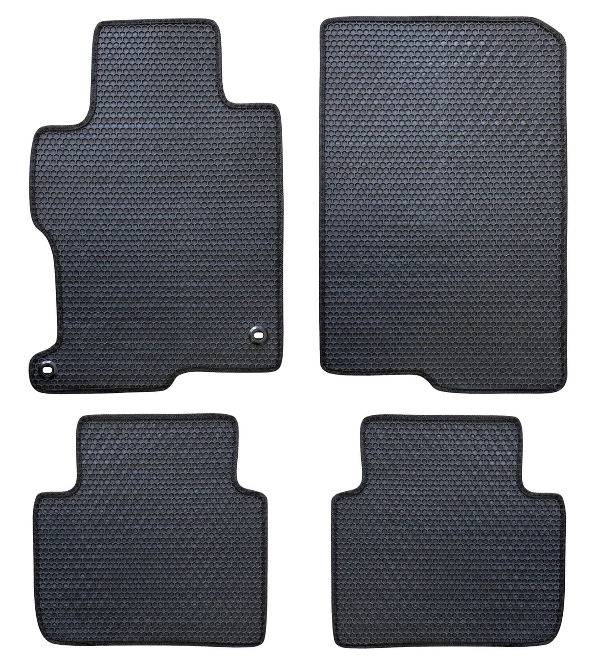 All Weather Honeycomb Floor Mats for 2013 to 2017 Honda Accord