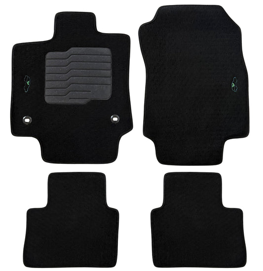 Carpet Floor Mats for 2021 to 2025 Toyota Venza, front and Rear, Black
