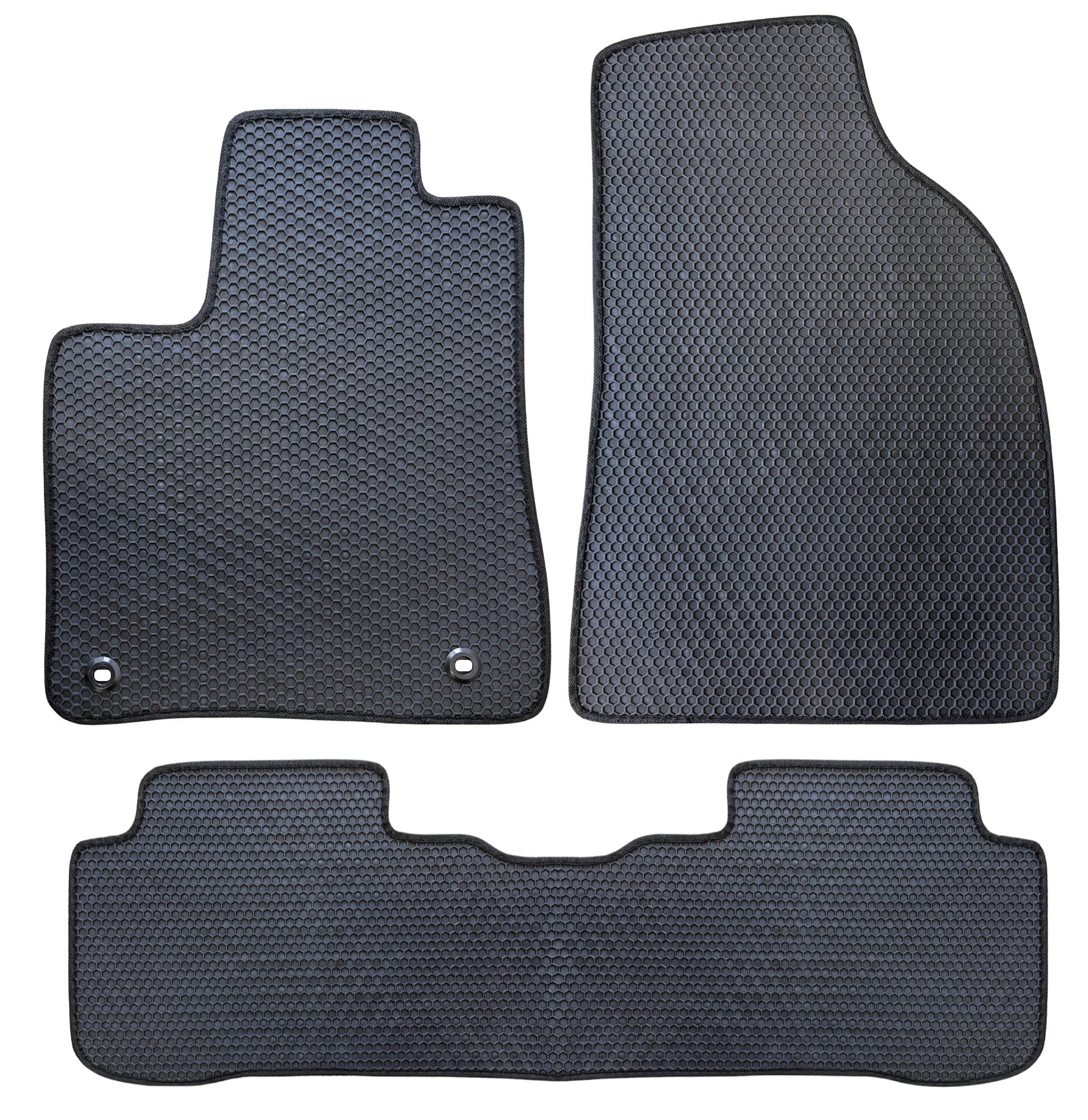 All Weather Honeycomb Floor Mats for 2014 to 2019 Toyota Highlander