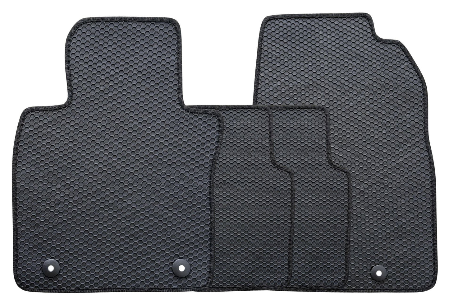 All Weather Honeycomb Floor Mats for 2023 to 2026 Mazda CX-50 (Not Hybrid), Front and Rear, Black