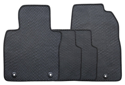 All Weather Honeycomb Floor Mats for 2023 to 2026 Mazda CX-50 (Not Hybrid), Front and Rear, Black