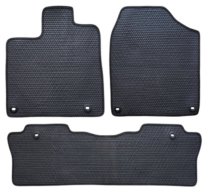All Weather Honeycomb Floor Mats for 2017 to 2026 Honda Ridgeline, Front and Rear