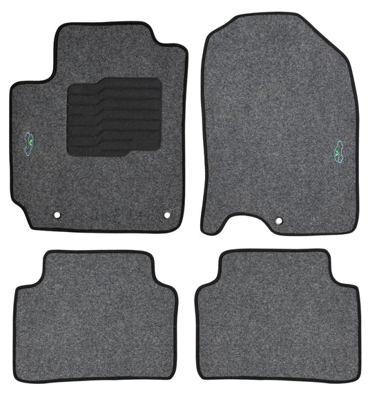 Carpet Floor Mats For 2018 to 2023 Hyundai Kona - Gray