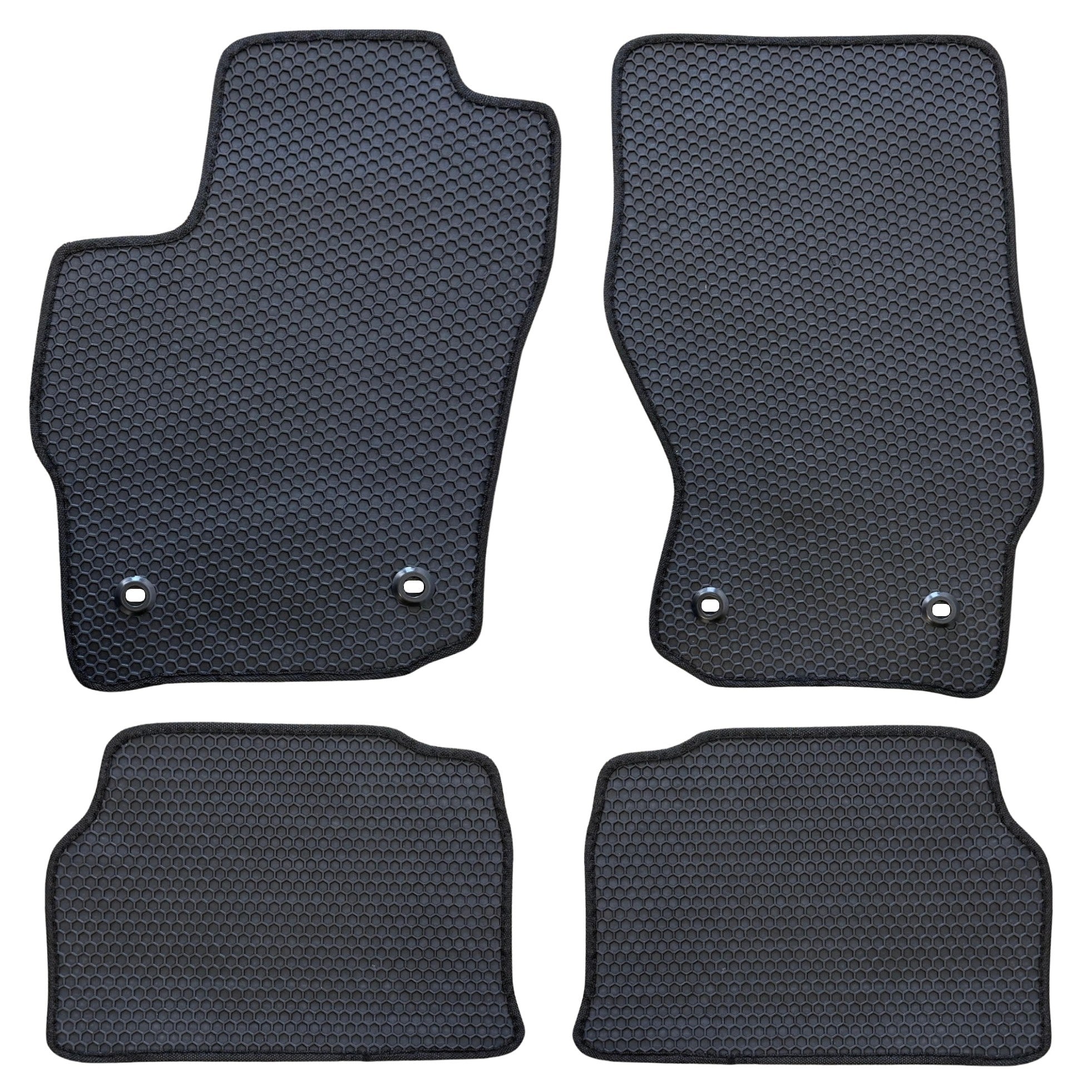 All Weather Honeycomb Floor Mats for 2024 to 2026 Toyota Tacoma, Front and Rear