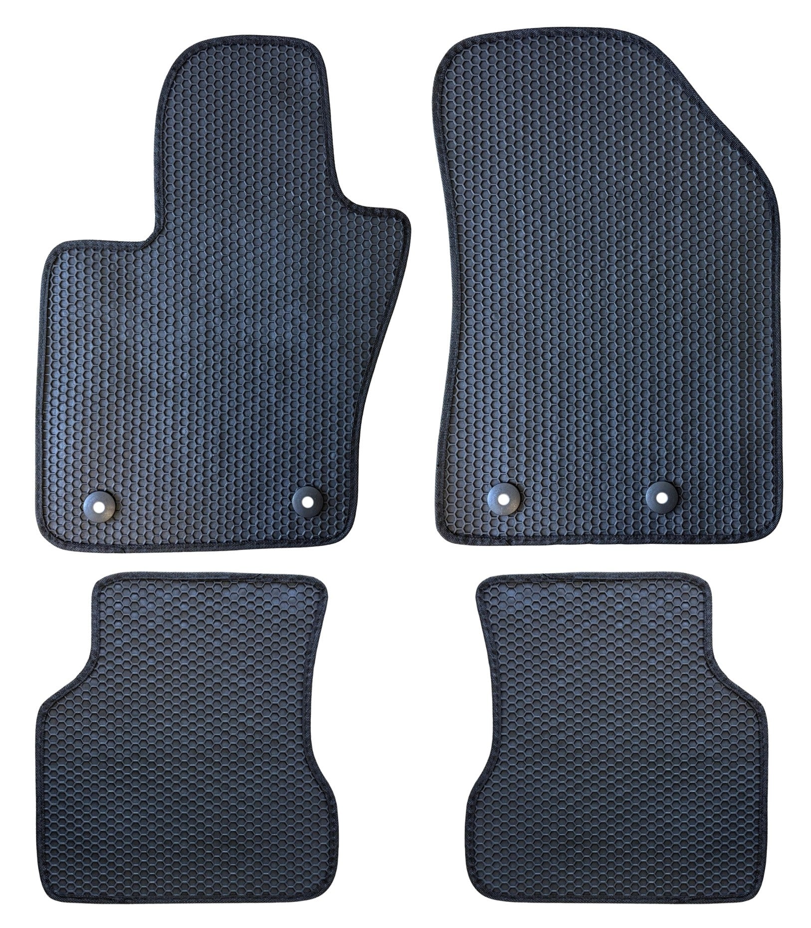 All Weather Honeycomb Floor Mats for 2017 to 2026 Jeep Compass
