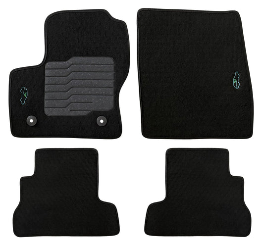 Carpet Floor Mats for 2013 to 2019 Ford Escape, Front and Rear