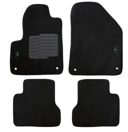 Carpet Floor Mats Fit for 2014 to 2023 Jeep Cherokee, Front and Rear