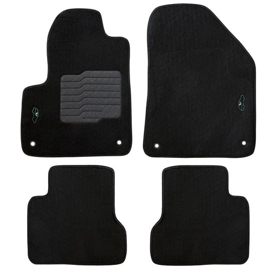 Carpet Floor Mats Fit for 2014 to 2023 Jeep Cherokee, Front and Rear
