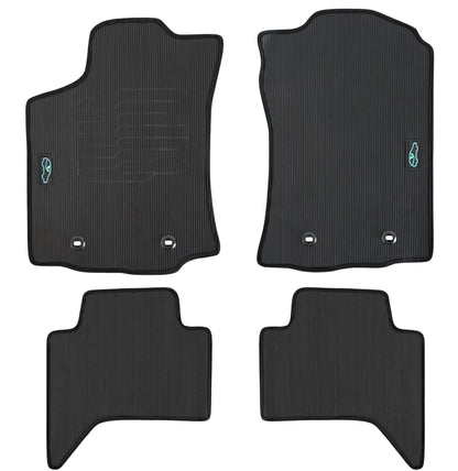 All Weather Floor Mats for 2016 to 2023 Toyota Tacoma Double Cab (Automatic Only)