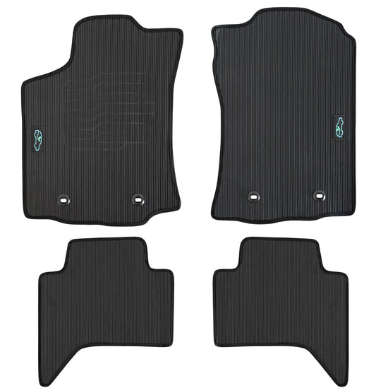All Weather Floor Mats for 2016 to 2023 Toyota Tacoma Double Cab (Automatic Only)