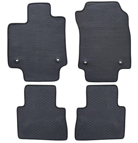 All Weather Honeycomb Floor Mats for 2022 to 2026 Lexus NX250/NX350, Front and Rear, Black