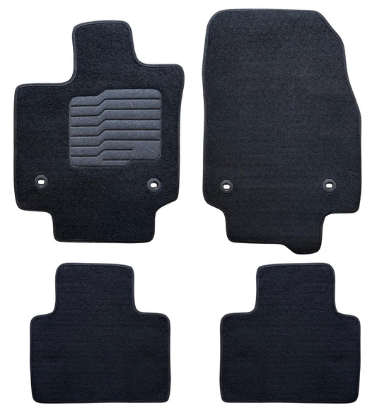 Carpet Floor Mats for 2023 to 2026 Lexus RX350 RX500h (Not for RX450h+ PHEV), Front and Rear, Black