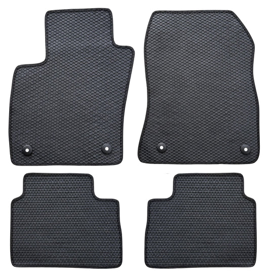 All Weather Honeycomb Floor Mats for 2025 to 2026 Nissan Kicks, Front and Rear