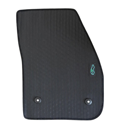 All Weather Floor Mats for 2018 to 2025 Cadillac XT4, front and Rear, Black