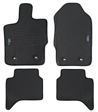 All Weather Floor Mats for 2019 to 2023 Ford Ranger SuperCrew Cab Models
