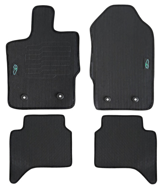 All Weather Floor Mats for 2019 to 2023 Ford Ranger SuperCrew Cab Models