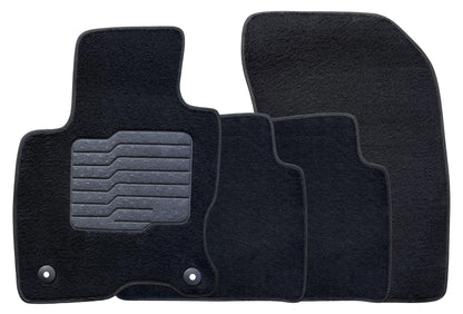 Carpet Floor Mats for 2020 to 2026 Lincoln Corsair, Front and Rear, Black
