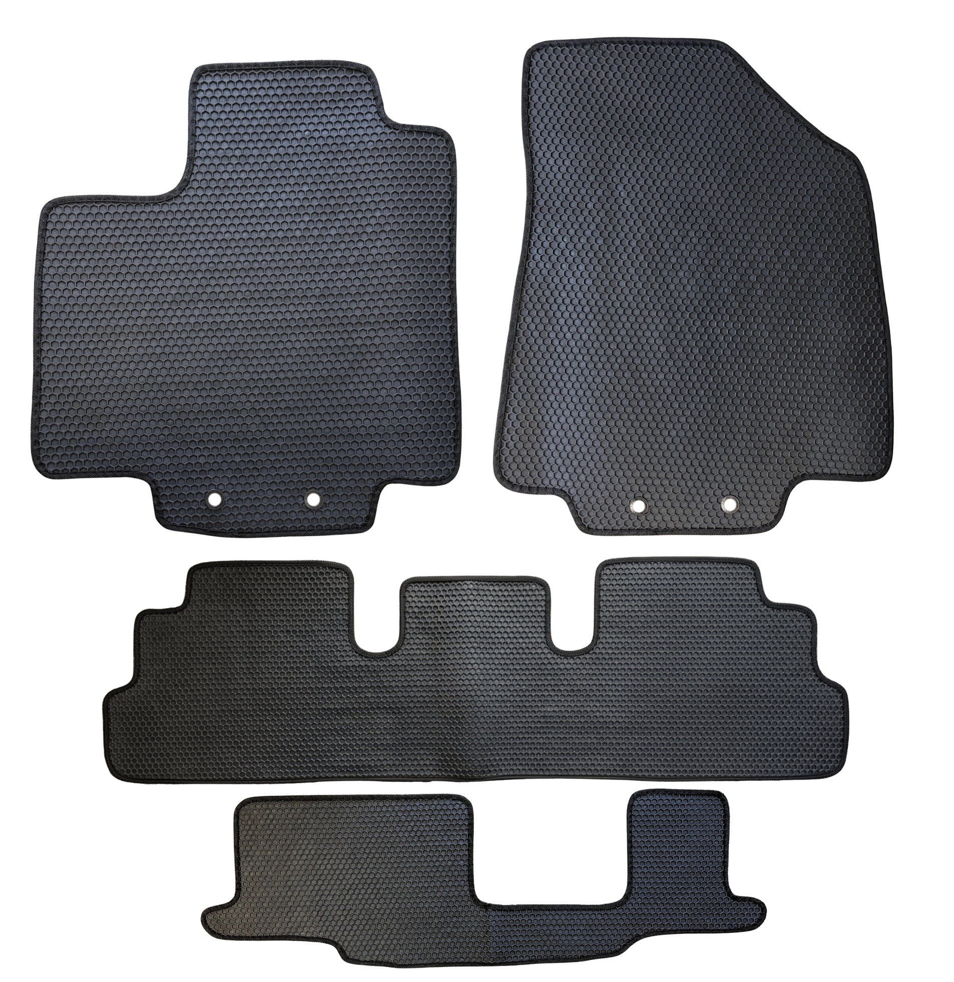 All Weather Honeycomb Floor Mats for 2022 to 2026 Nissan Pathfinder 8 Seat / Infiniti QX60