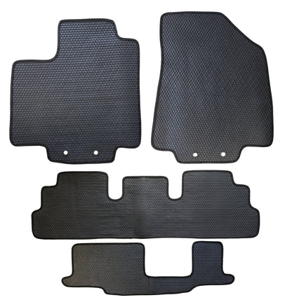 All Weather Honeycomb Floor Mats for 2022 to 2026 Nissan Pathfinder 8 Seat / Infiniti QX60