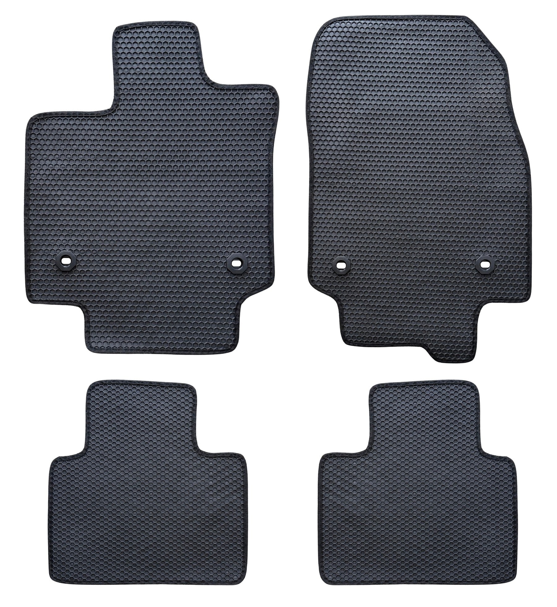 All Weather Honeycomb Floor Mats for 2023 to 2026 Lexus RX350 RX500h (Not for RX450h+ PHEV), Front and Rear