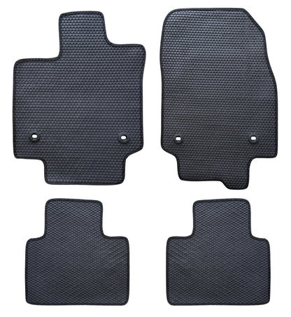 All Weather Honeycomb Floor Mats for 2023 to 2026 Lexus RX350 RX500h (Not for RX450h+ PHEV), Front and Rear