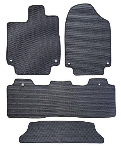 All Weather Honeycomb Floor Mats for 2018 to 2026 Honda Odyssey, Full Set