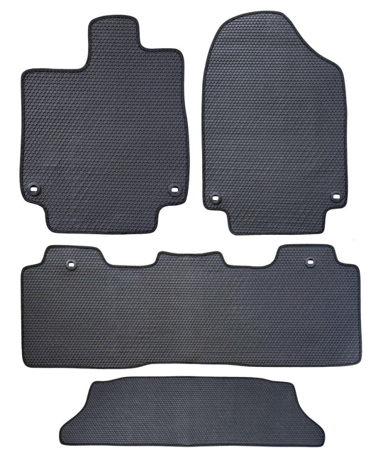 All Weather Honeycomb Floor Mats for 2018 to 2026 Honda Odyssey, Full Set