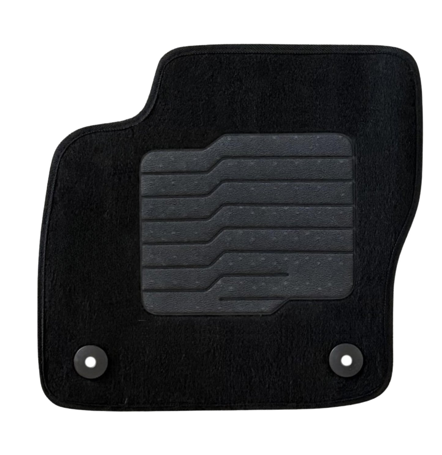 Carpet Floor Mats for 2012 to 2018 Ford Focus Hatch and Sedan, Front and Rear, Black
