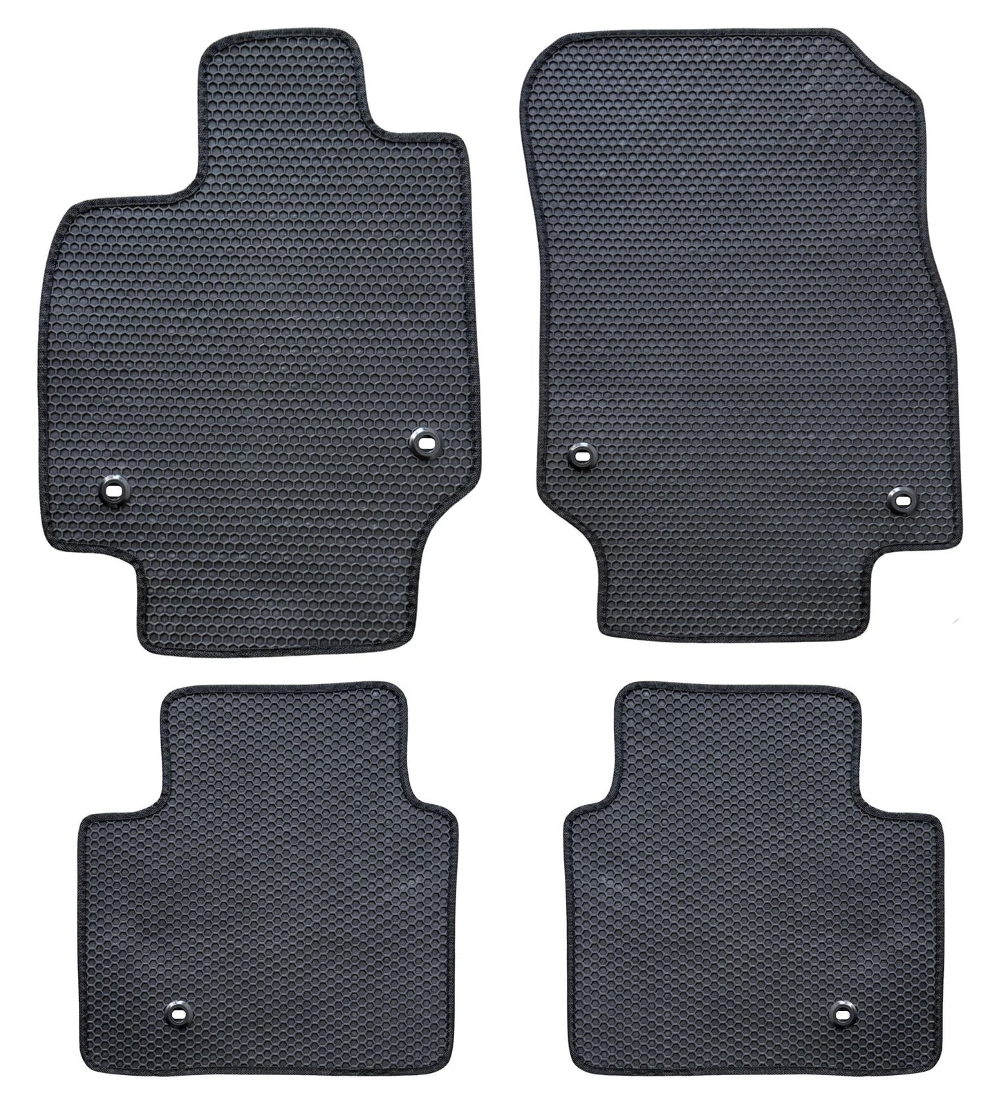 All Weather Honeycomb Floor Mats for 2023 to 2026 Toyota Crown, Front and Rear