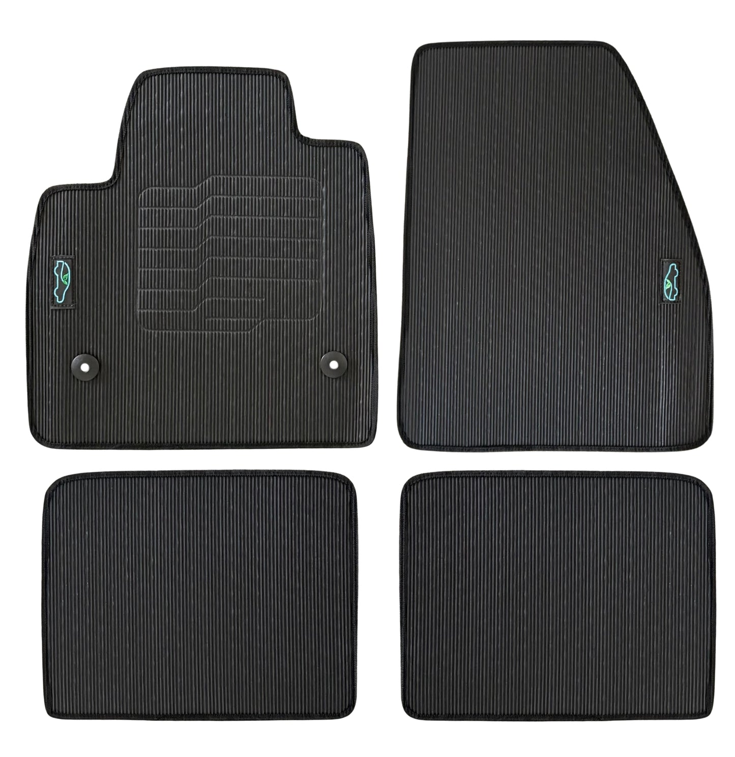 All Weather Floor Mats for 2017 to 2023 GMC Acadia, Front and Rear