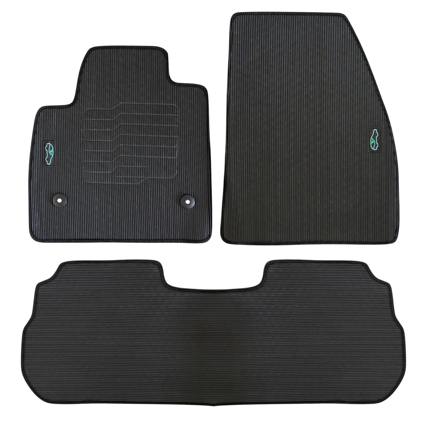 All Weather Floor Mats for 2017 to 2026 Cadillac XT5, front and Rear
