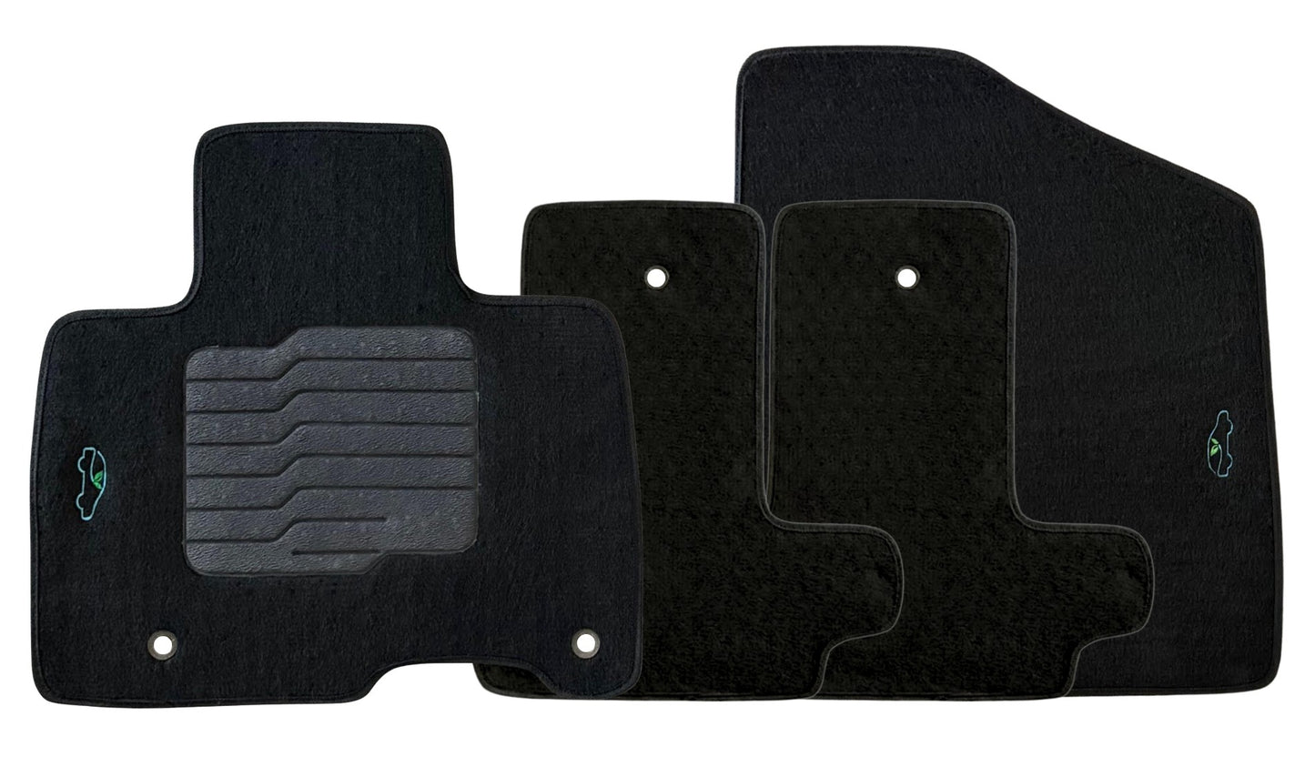 Carpet Floor Mats for 2022 to 2026 Kia Carnival 8 Passenger, Front and Rear, Black